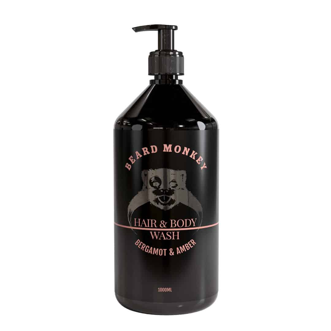 Hair & Body Wash 1000ml - Bergamott & Amber